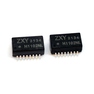 주문 100 / 1000 베이스-티 단일 포트 저자세 이더넷 LAN 트랜스 24PIN SMD 온라인 제품