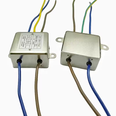 주문 EMI 필터 단일 단계 반 간섭 전원 공급 115V / 250V / 380V CW3L2-20A-L CW4L2-20A-S CW4L2-20A-T 50/60HZ 온라인 제품