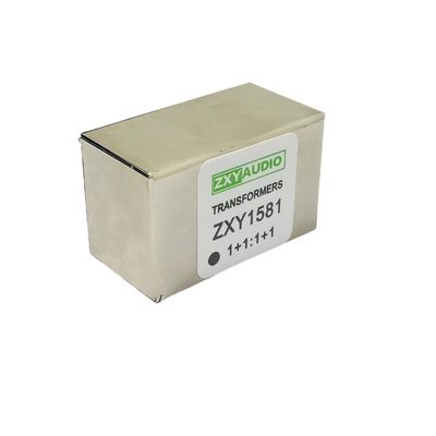 주문 사각형 수평 ZXY1581 1+1:1+1 페말로이 오디오 증폭기 트랜스포머 격리 온라인 제품