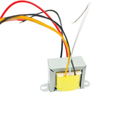 저전압 애플리케이션을 위한 구리 와이어 와일링 및 EI 라미네이트 실리콘 스틸 코어와 함께 12V 300mA AC 전력 트랜스포머